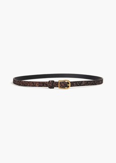 Zimmermann - Glittered leather belt - Brown - M/L