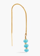 Zimmermann - Gold-tone bead earrings - Blue - OneSize