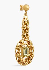 Zimmermann - Gold-tone crystal earrings - Metallic - OneSize