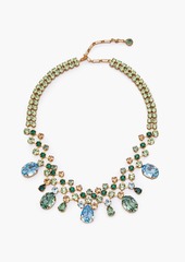 Zimmermann - Gold-tone crystal necklace - Green - OneSize