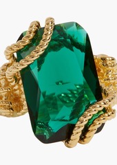 Zimmermann - Gold-tone crystal ring - Metallic - IT 15