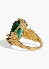 Zimmermann - Gold-tone crystal ring - Metallic - IT 15