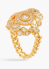 Zimmermann - Gold-tone crystal ring - Metallic - IT 15