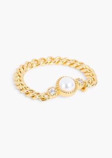 Zimmermann - Gold-tone faux pearl ring - Metallic - IT 15