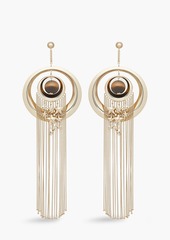 Zimmermann - Gold-tone quartz earrings - Brown - OneSize