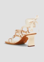 Zimmermann - Grosgrain and leather sandals - Brown - EU 36