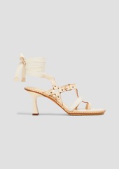 Zimmermann - Grosgrain and leather sandals - Brown - EU 36