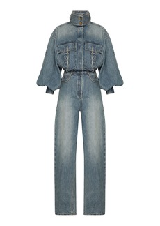 Zimmermann - Illustration Denim Boilersuit - Blue - 1 - Moda Operandi