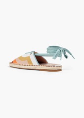 Zimmermann - Jacquard-knit espadrilles - Yellow - EU 36