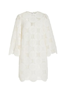 Zimmermann - Junie Lace Cotton Tunic Dress - Ivory - 0 - Moda Operandi