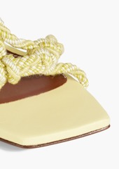 Zimmermann - Knotted cord sandals - Yellow - EU 38