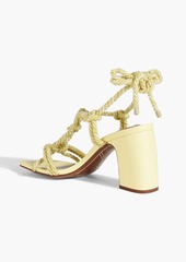 Zimmermann - Knotted cord sandals - Yellow - EU 38