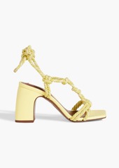 Zimmermann - Knotted cord sandals - Yellow - EU 38