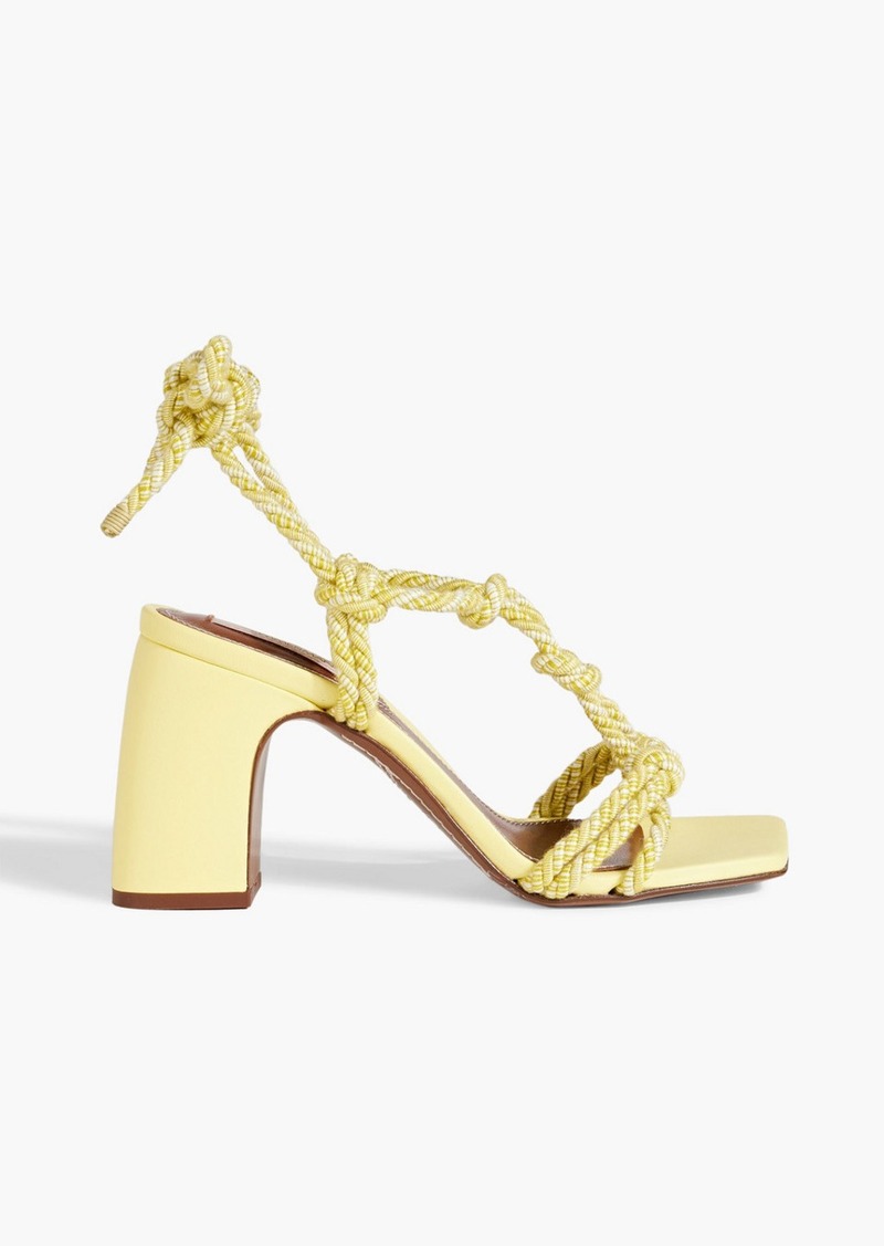 Zimmermann - Knotted cord sandals - Yellow - EU 38