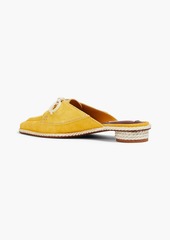 Zimmermann - Lace-up suede mules - Yellow - EU 36