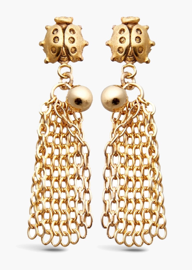 Zimmermann - Ladybeetle gold-tone earrings - Metallic - OneSize