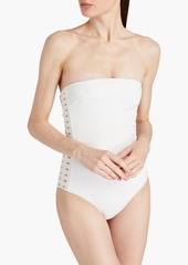 Zimmermann - Laser-cut bandeau swimsuit - White - 0