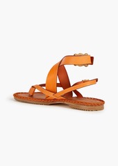 Zimmermann - Leather sandals - Orange - EU 36