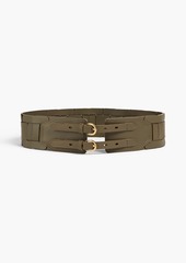 Zimmermann - Leather waist belt - Green - XS/S