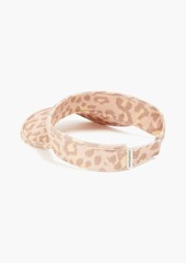 Zimmermann - Leopard-print twill visor - Animal print - ONESIZE