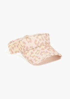 Zimmermann - Leopard-print twill visor - Animal print - ONESIZE