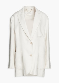 Zimmermann - Linen-blend twill blazer - White - 1