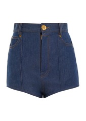 Zimmermann - Matchmaker Denim Dance Shorts - Blue - 2 - Moda Operandi