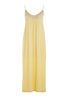 Zimmermann - Matchmaker Diamante Slip Dress - Yellow - 2 - Moda Operandi