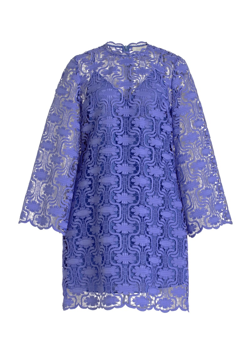 Zimmermann - Maxine Lace Tunic Dress - Blue - 1 - Moda Operandi