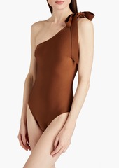 Zimmermann - One-shoulder swimsuit - Brown - 0