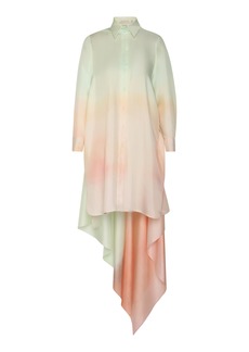 Zimmermann - Natura Draped Silk Chiffon Mini Dress - Multi - 2 - Moda Operandi