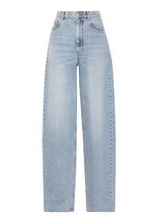 Zimmermann - Natura Rigid High-Rise Wide-Leg Jeans - Medium Wash - 25 - Moda Operandi