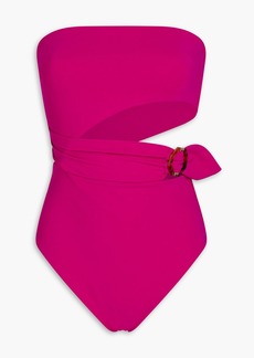 Zimmermann - Cutout buckled swimsuit - Purple - 0