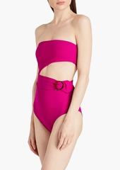 Zimmermann - Cutout buckled swimsuit - Purple - 0