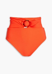 Zimmermann - Buckled high-rise bikini briefs - Orange - 1