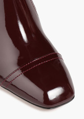 Zimmermann - Patent-leather ankle boots - Burgundy - EU 36