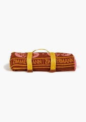 Zimmermann - Cotton-terry jacquard beach towel - Neutral - OneSize