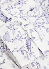 Zimmermann - Printed linen jumpsuit - White - 0