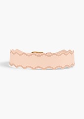 Zimmermann - Scalloped leather belt - Pink - XS/S