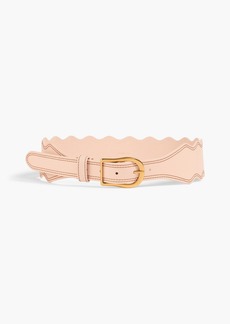 Zimmermann - Scalloped leather belt - Pink - XS/S