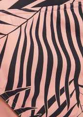 Zimmermann - Zebra-print high-rise bikini briefs - Pink - 0
