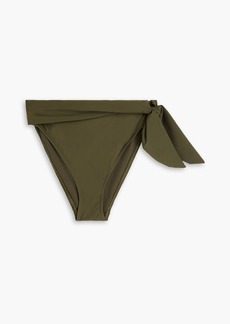 Zimmermann - High-rise bikini briefs - Green - 0