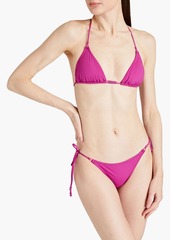 Zimmermann - Separates Sculpt triangle bikini top - Purple - 2