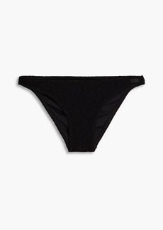 Zimmermann - Separates Texture jacquard low-rise bikini briefs - Black - 0