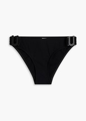 Zimmermann - Embellished low-rise bikini briefs - Black - 0