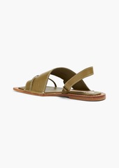 Zimmermann - Studded leather slingback sandals - Brown - EU 36