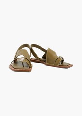 Zimmermann - Studded leather slingback sandals - Brown - EU 36