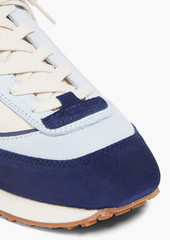 Zimmermann - Suede and stretch-knit sneakers - Blue - EU 41