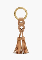Zimmermann - Tasseled faux leather and gold-tone keychain - Neutral - OneSize
