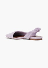 Zimmermann - Terry slingback point-toe flats - Purple - EU 37